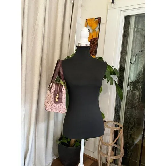 👛  AUTHENTIC LOUIS VUITTON JOSEPHINE PM BORDEAUX MIN LIN SPEEDY - Picture 13 of 14